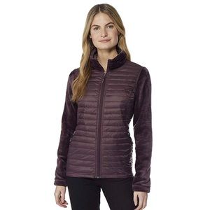 32 Degrees Mixed Media Plush Jacket